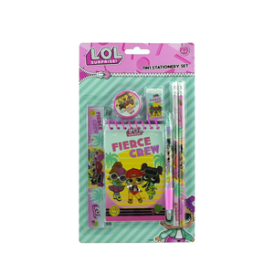 ست 12 در 1 کوله پشتی چرخدار 40 سانتی Fierce Crew مدل Rainbow Max - Backpack - Trolly Bag - Promotion Items 12 in 1 - Fierce Crew _کیف مدرسه